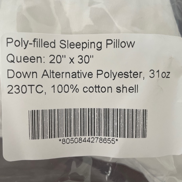 Frette Luca Down Alternative Pillow - Picture 3 of 3